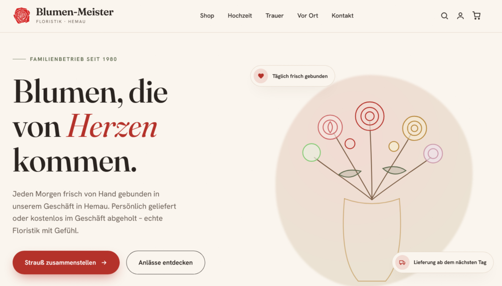 Projekt Blumen Meister