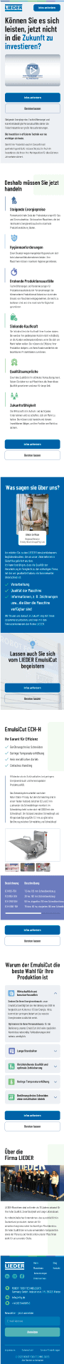 LIEDER LANDINGPAGE