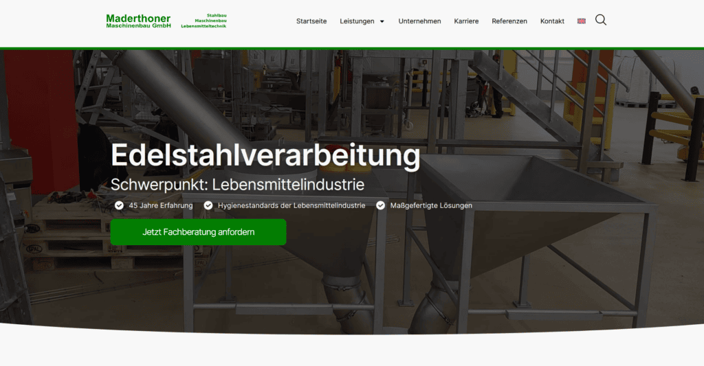 Projekt Maderthoner Maschinenbau