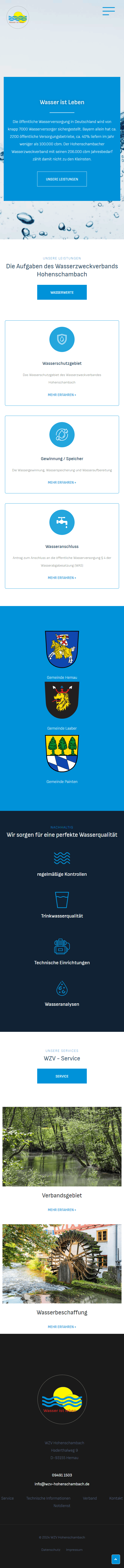 Wasserzweckverband Hohenschambach
